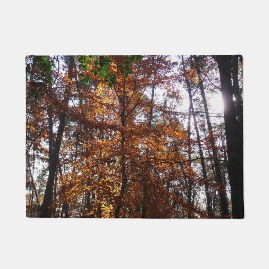 Zonlicht door herfstboom bij Greenbelt Deurmat (Voorkant)