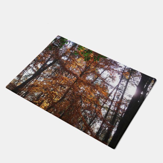 Zonlicht door herfstboom bij Greenbelt Deurmat (Schuin)