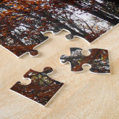 Zonlicht door herfstboom bij Greenbelt Legpuzzel (Zijkant)