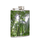 Zonlicht door regenwoud Kanopie Tropisch Groen Heupfles (Rechts)