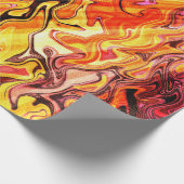 Zonlicht door vlammen..... cadeaupapier (Hoek)