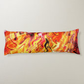 Zonlicht door vlammen...... lichaamskussen (Achterkant)