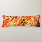 Zonlicht door vlammen...... lichaamskussen (Voorkant)