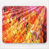 Zonlicht door vlammen..... muismat (Voorkant)