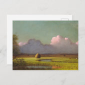 Zonlicht en schaduw, de Newbury Marshes Briefkaart (Voorkant / Achterkant)