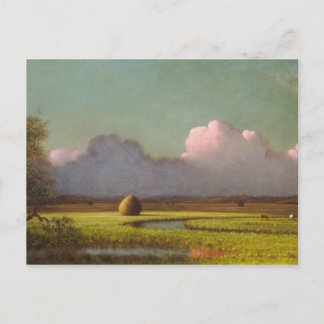 Zonlicht en schaduw, de Newbury Marshes Briefkaart