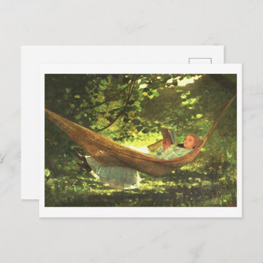 "Zonlicht en schaduw" door Winslow Homer Briefkaart (Voorkant / Achterkant)