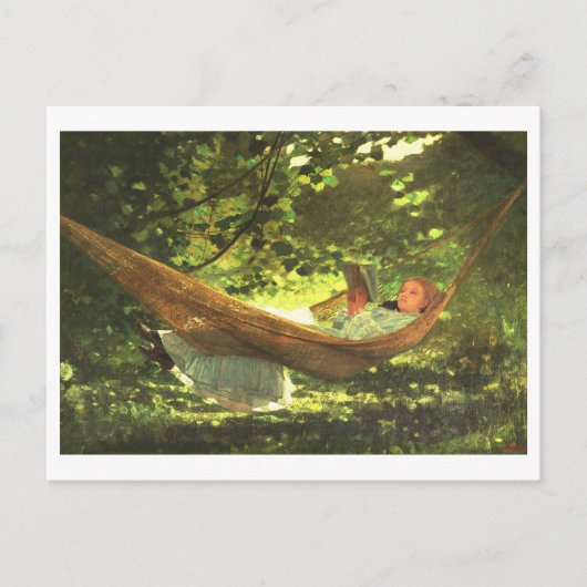 "Zonlicht en schaduw" door Winslow Homer Briefkaart (Voorkant)