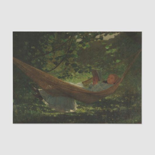 Zonlicht en schaduw van Winslow Homer Tissuepapier (Voorkant)