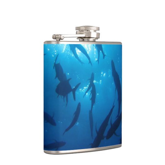 Zonlicht en schokken onder het Zee  Heupfles (Rechts)