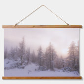 Zonlicht- en sprotbossen hangend wandkleed (Voorkant)