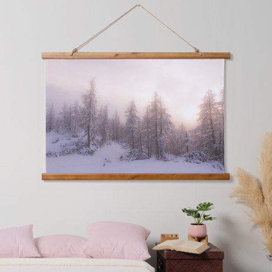 Zonlicht- en sprotbossen hangend wandkleed (Slaapkamer)