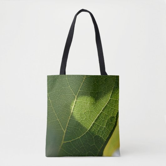 Zonlicht Hart Blad Boodschappentas Tote Bag (Voorkant)