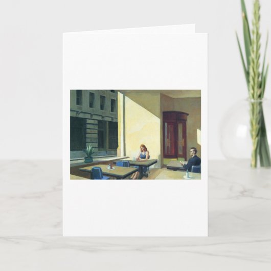 Zonlicht in cafetaria - Edward Hopper Kaart (Voorkant)