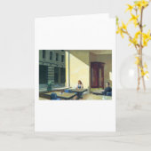 Zonlicht in cafetaria - Edward Hopper Kaart (Gele Bloem)