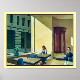 Zonlicht in een cafetaria 1958 Edward Hopper Poster