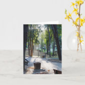 Zonlicht in het Park - de Kaart van de Nota (Gele Bloem)