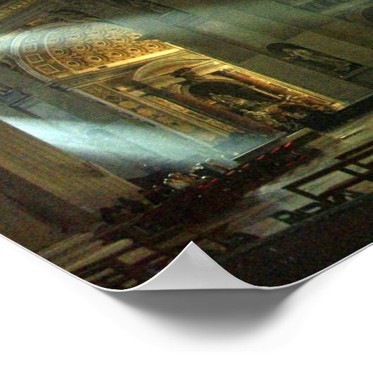 Zonlicht in het Vaticaan Poster (Hoek)