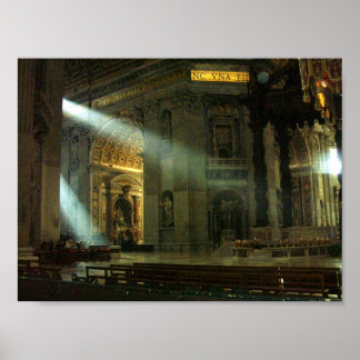 Zonlicht in het Vaticaan Poster