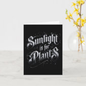 Zonlicht is voor planten kaart (Gele Bloem)