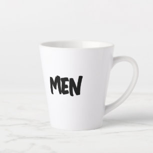 Zonlicht Marker lettertype Heren Tekst Grootte Kle Latte Mok