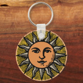zonlicht met glimlach sleutelhanger (Voorkant)