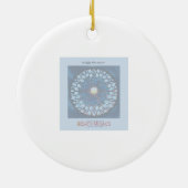 Zonlicht na Storm Keramisch Ornament (Achterkant)