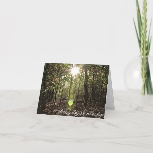 Zonlicht - Notecard Kaart (Voorkant)