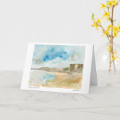 Zonlicht op de kliffen van Tresilian Kaart (Gele Bloem)