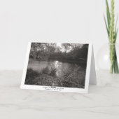 Zonlicht op de Taff, Bute Park, Cardiff Kaart (Achterkant)