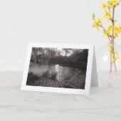 Zonlicht op de Taff, Bute Park, Cardiff Kaart (Gele Bloem)