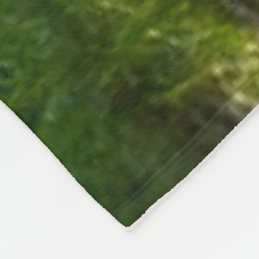 ZONLICHT op de VIJVER Fleece Deken (Hoek)