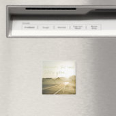 Zonlicht op de weg magneet (Insitu (Vaatwasser))