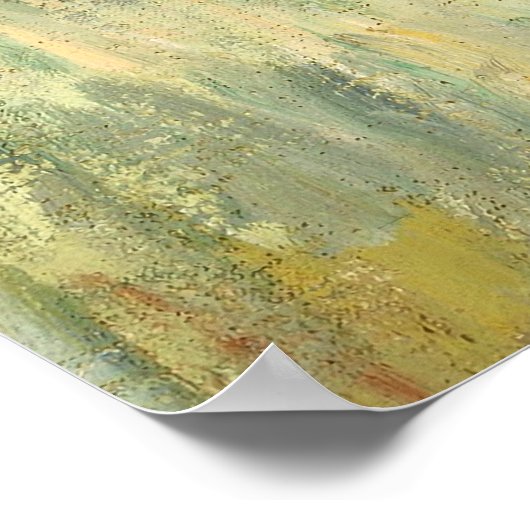 Zonlicht op de weg, Pontoise Camille Pissarro Poster (Hoek)