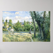 Zonlicht op de weg, Pontoise Camille Pissarro Poster (Voorkant)