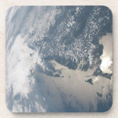 Zonlicht op het water van de aarde. bier onderzetter (Voorkant)