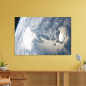 Zonlicht op het water van de aarde. canvas afdruk (Insitu (Woonkamer))