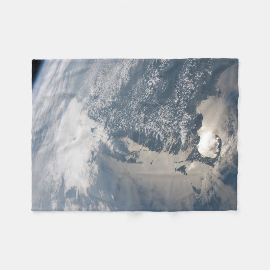 Zonlicht op het water van de aarde. fleece deken (Voorkant (Horizontaal))