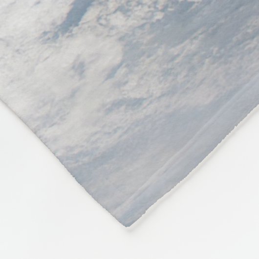 Zonlicht op het water van de aarde. fleece deken (Hoek)