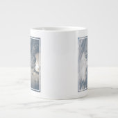 Zonlicht op het water van de aarde. grote koffiekop (Voorkant)