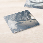 Zonlicht op het water van de aarde. kartonnen onderzetters (Schuin)