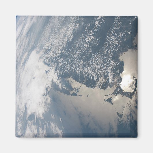 Zonlicht op het water van de aarde. magneet (Voorkant)