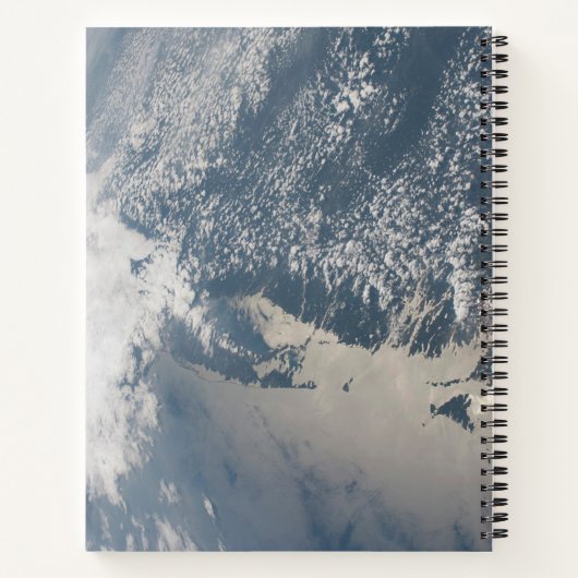 Zonlicht op het water van de aarde. notitieboek (Achterkant)