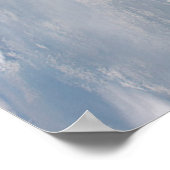 Zonlicht op het water van de aarde. poster (Hoek)