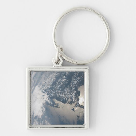 Zonlicht op het water van de aarde. sleutelhanger (Voorkant)