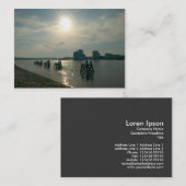 Zonlicht over Cardiff Bay Visitekaartje (Voorkant / Achterkant)