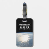 Zonlicht reflecteert voor de Golf van Mexico Bagagelabel (Achterkant verticaal)