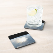 Zonlicht reflecteert voor de Golf van Mexico Bier Onderzetter (Rechterzijde)