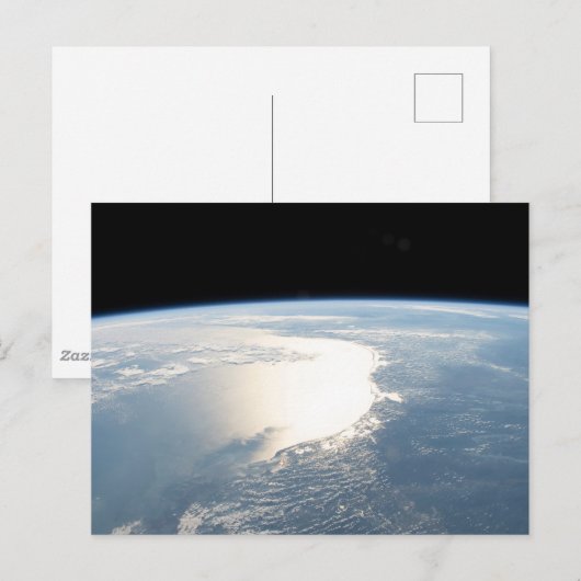 Zonlicht reflecteert voor de Golf van Mexico Briefkaart (Voorkant / Achterkant)