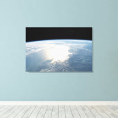 Zonlicht reflecteert voor de Golf van Mexico Canvas Afdruk (Insitu (Houten vloer))